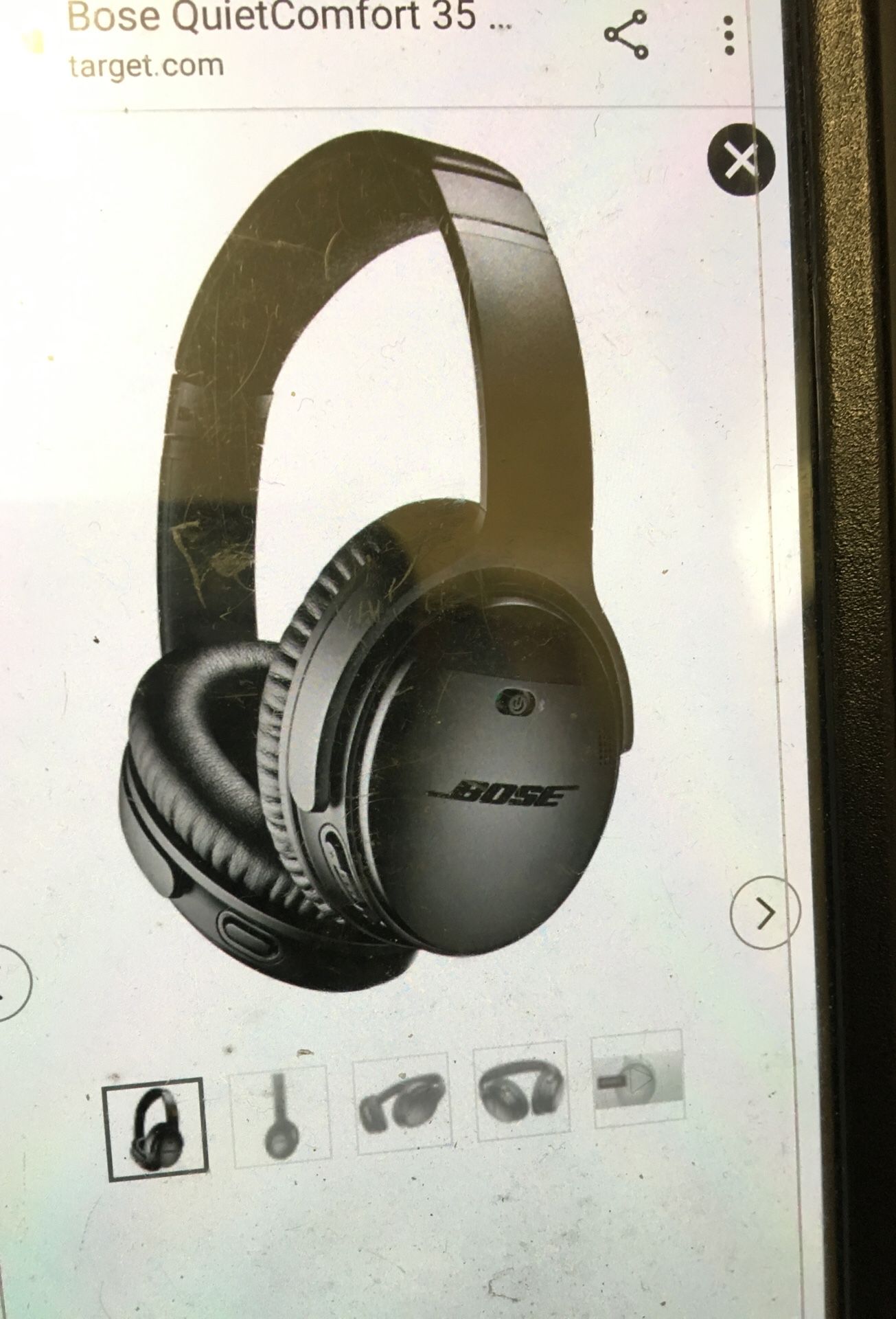 Bose head phone