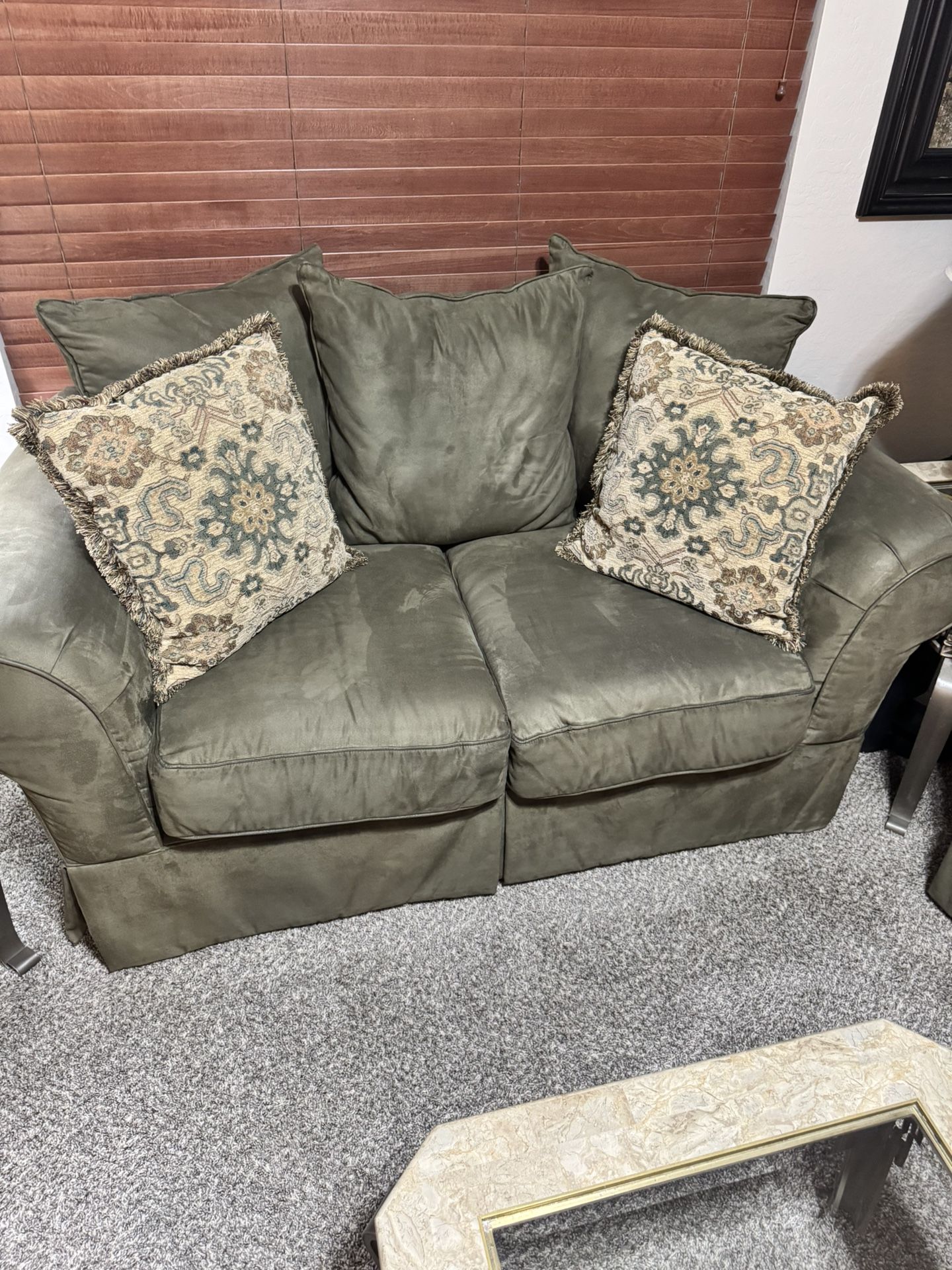 Microfiber Couches In Great Shape