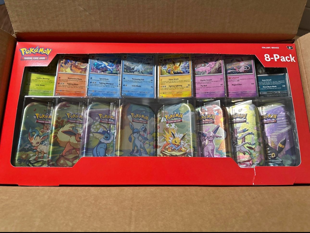 Pokemon Prismatic Evolution Costco Tins