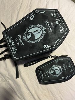 The Nightmare Before Christmas Simply Meant To Be Coffin Mini Backpack Bundle