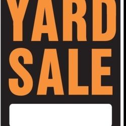 Yard Sale Friday And Saturday
