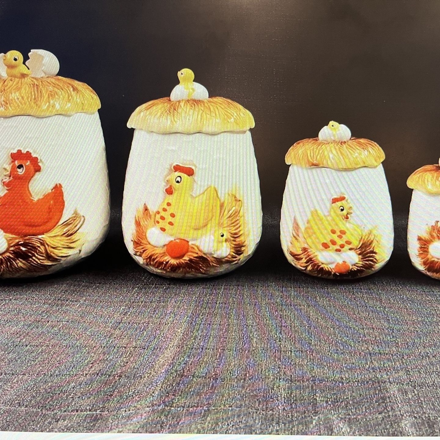 Vintage, Complete 13 Piece Sears And Roebuck, Hatching, Chicken