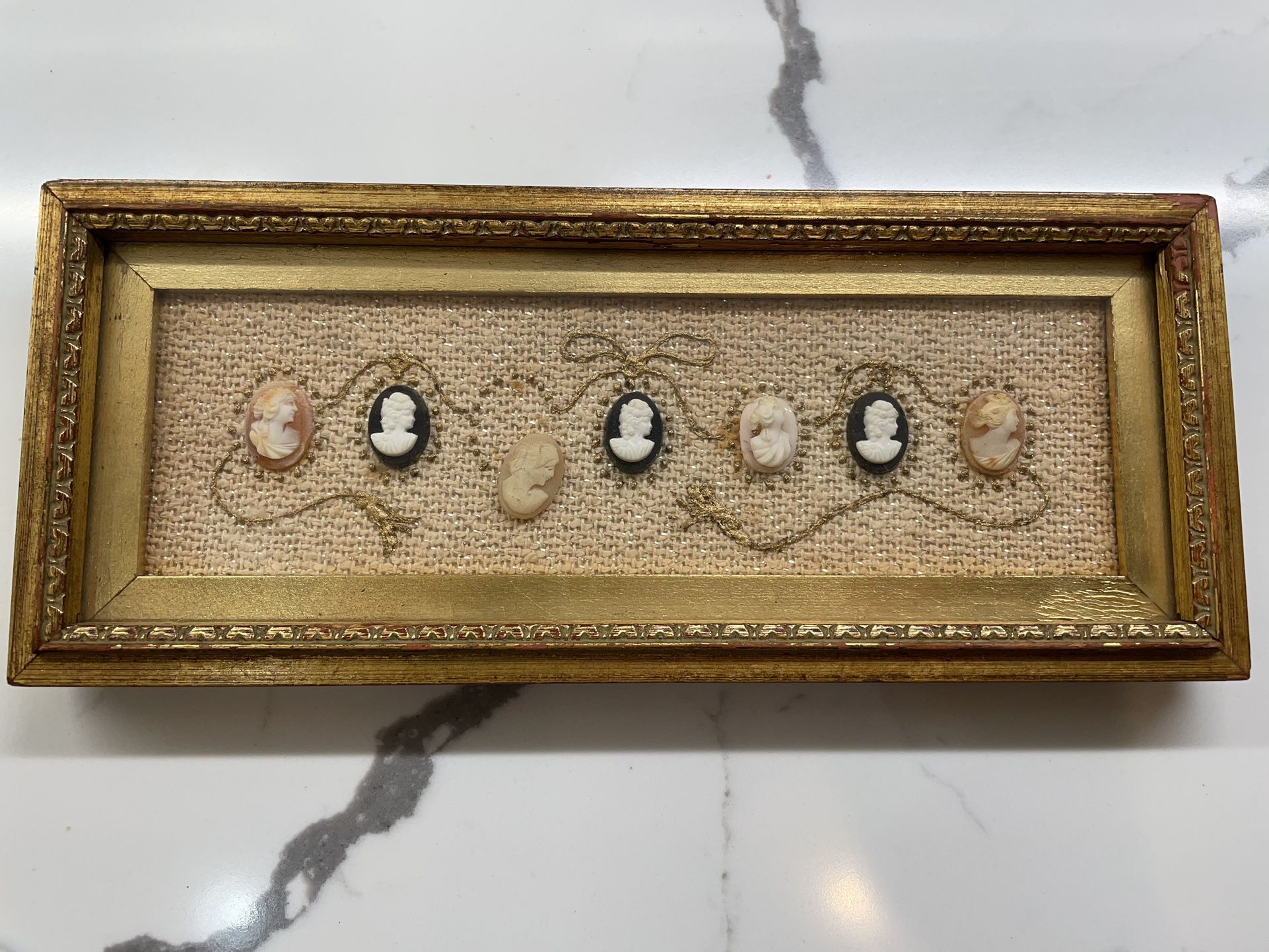 Antique Cameos In The Frame