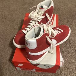 Red Nike Blazer 