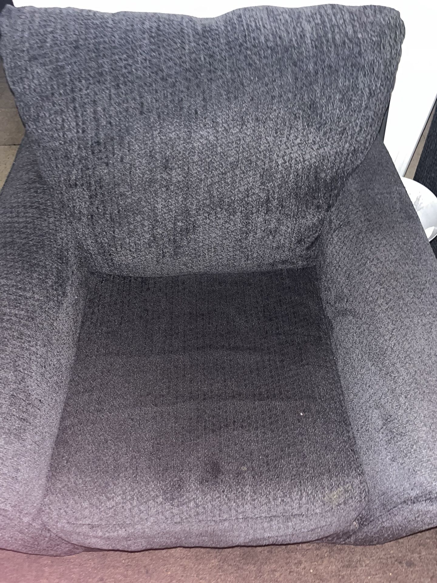 Grey Fabric Arm Chair 