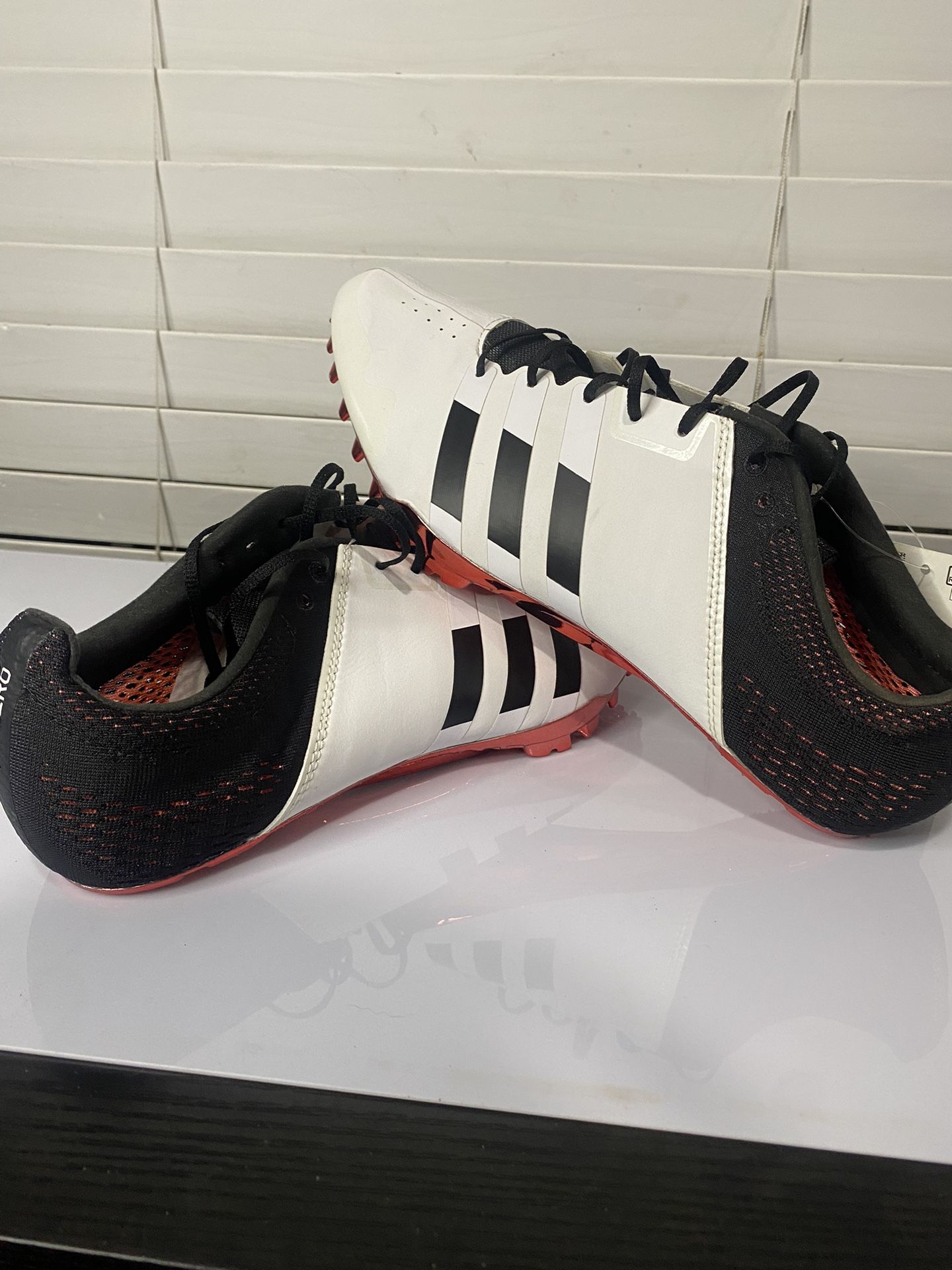 Brand new Adidas Adizero Finesse Track & Field cleats, never worn and still have the original tags attached.