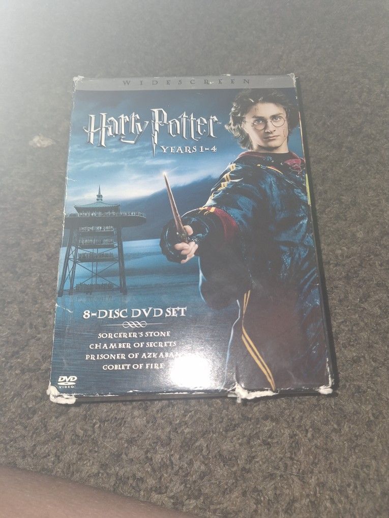 Harry Potter 8 disk DVD set.