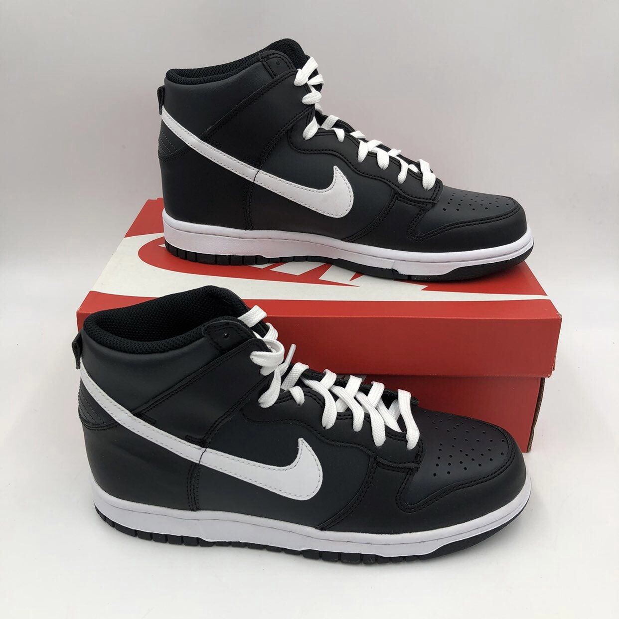 Nike Dunk High GS Athletic Shoes Size 7Y Venom Anthracite/White DH9751-001