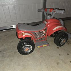 Kid Trax 6V Nickelodeon PAW Patrol Ride with Marshall Quad Powered Ride-On - Red