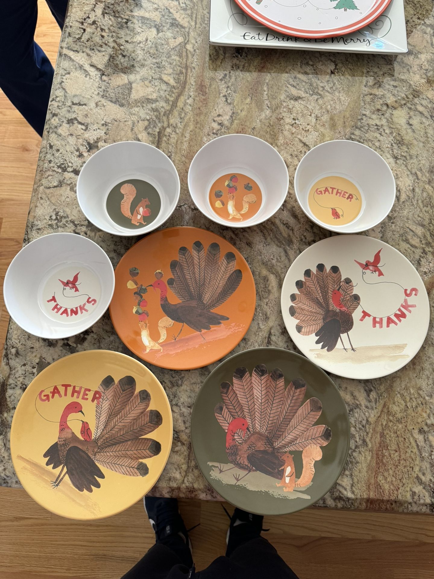 Pottery Barn Kids Thanksgiving Dinner Set