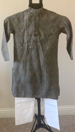 Gray Color kurta/Pajama for Kids/Boys