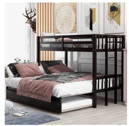 Bunk Bed with Twin size Trundle