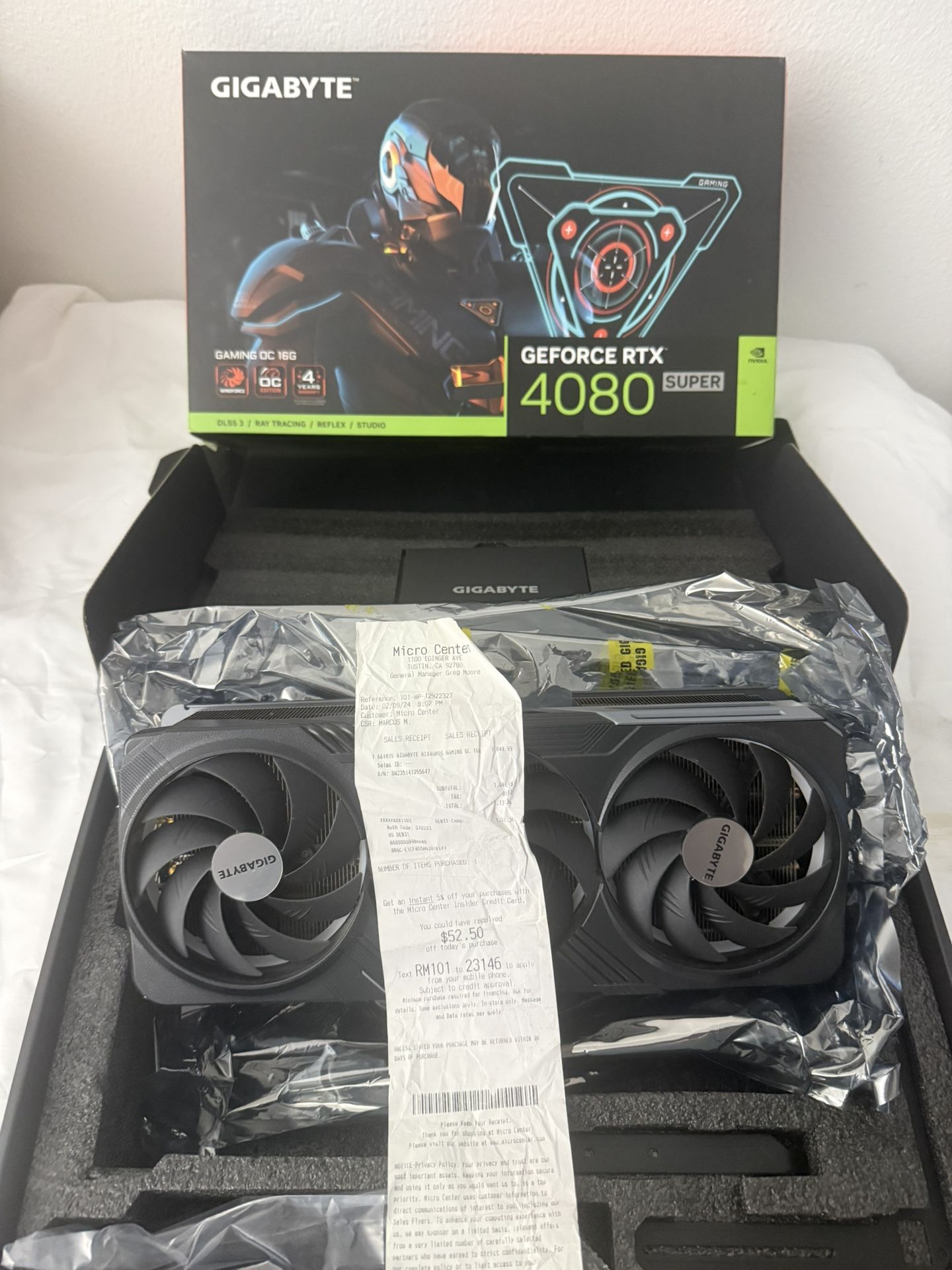 RTX 4080 Super Purchased 2/09/2024