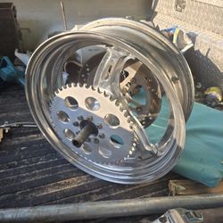 Pro Comp Rim And  Harley Break Caliper 