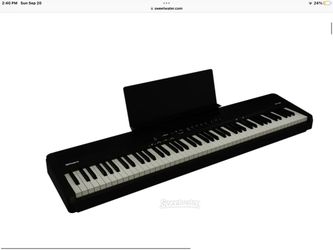 Roland FP –4 Keyboard, piano stand, and stool with case