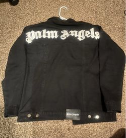 Palm Angels Black Denim Jacket