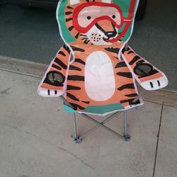 Tiger Foldable Chair Kids