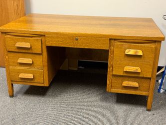 Solid Oak Desk