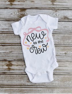 New to the crew onesie
