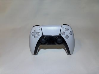 White Sony PS5 DualSense Controller - Tested and Cleaned