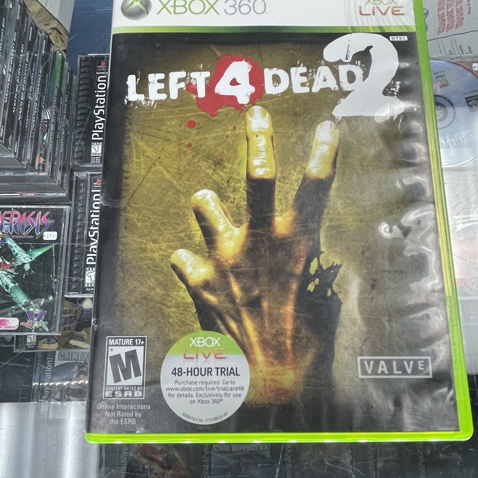 Left 4 Dead 2 Xbox 360 $35 Gamehogs 11am-7pm