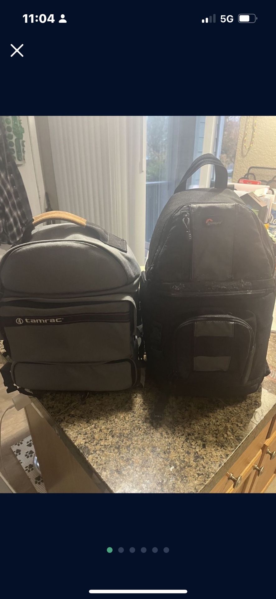 2 Perf Condition Hiking Backpacks π Black & Gray Lowepro And Tamrac