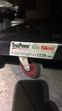 TruePower Uni-Silent Platform Truck 1320 LBS