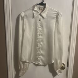 Blusa De Seda Talla Xs / Blouse Silk Size Xs 