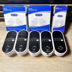 Lot of 5 KH158 Carbon Monoxide & Gas Detector Alarm CO Natural Gas Safety Sensor