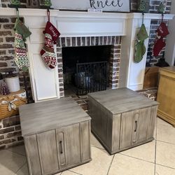Two Beautiful Refinished Solid Wood Vintage Mersman MCM Side Tables / End Tables