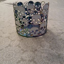 Glow in the dark skeleton candle holder ✨️ 