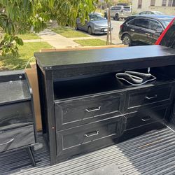 Small black dresser