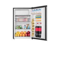Hisense 4.4 Cu ft Single Door Mini Fridge RR44D6ASE, Silver