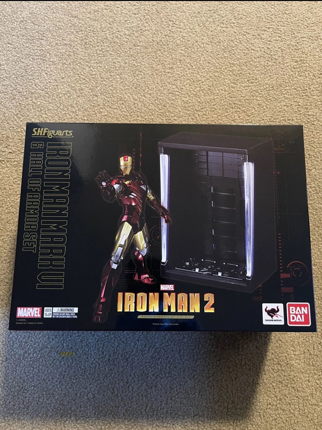 S.H. Figuarts Iron Man Mark VI And Hall Of Armor Set
