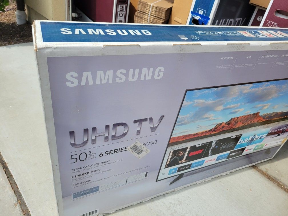 SAMSUNG 50 INCH 4k SMART TV 50NU6950 BRAND NEW