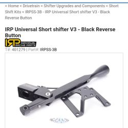 IRP Short Shifter