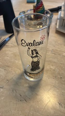 Vintage Showboat hotel and Casino glass