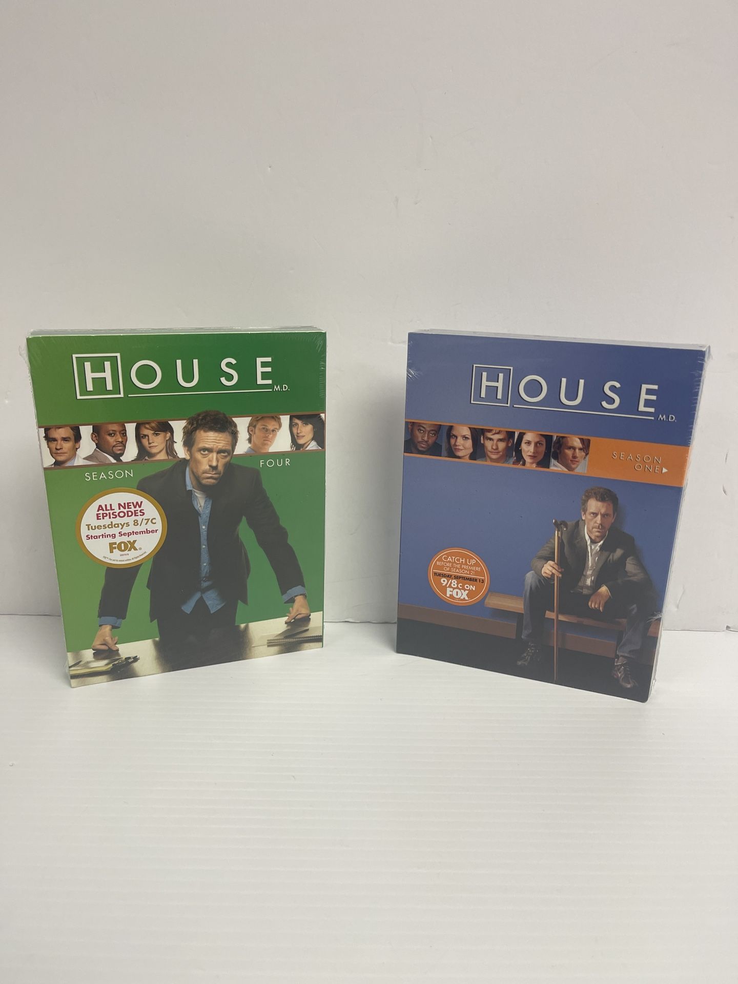 House Complete Seasons 1 & 4 DVD TV series Fox medical Hugh Laurie Sealed- B994