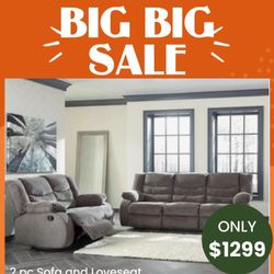 2 Pc Sofa And Loveseat 