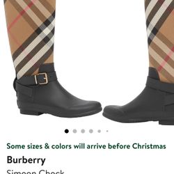 burberry rain boots 