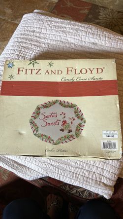 Fitz And Floyd Christmas Cookie Platter