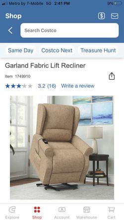 Garland Fabric Lift Recliner for Sale in Stanton, CA - OfferUp