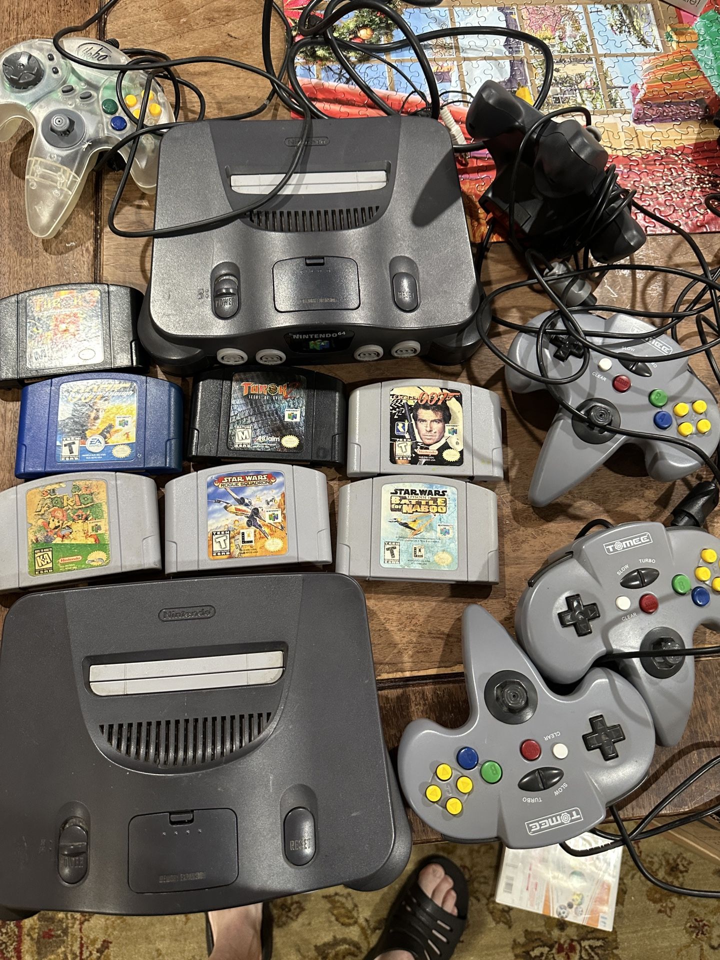 2 Nintendo 64 Consoles 7 Games Controllers ONE PRICE