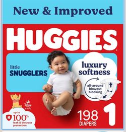 Huggies Diapers Size 1 (198 Count) - $30