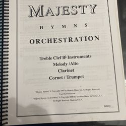 Hymn Book For Bflat Instrument 