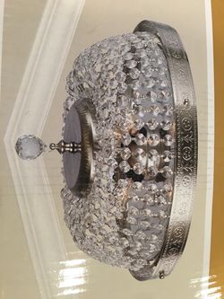 Flush mount crystal light