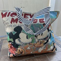 Mickey And Minnie Tote Bag