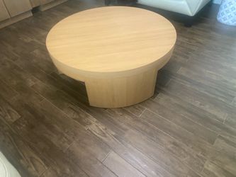 Wooden coffee table
