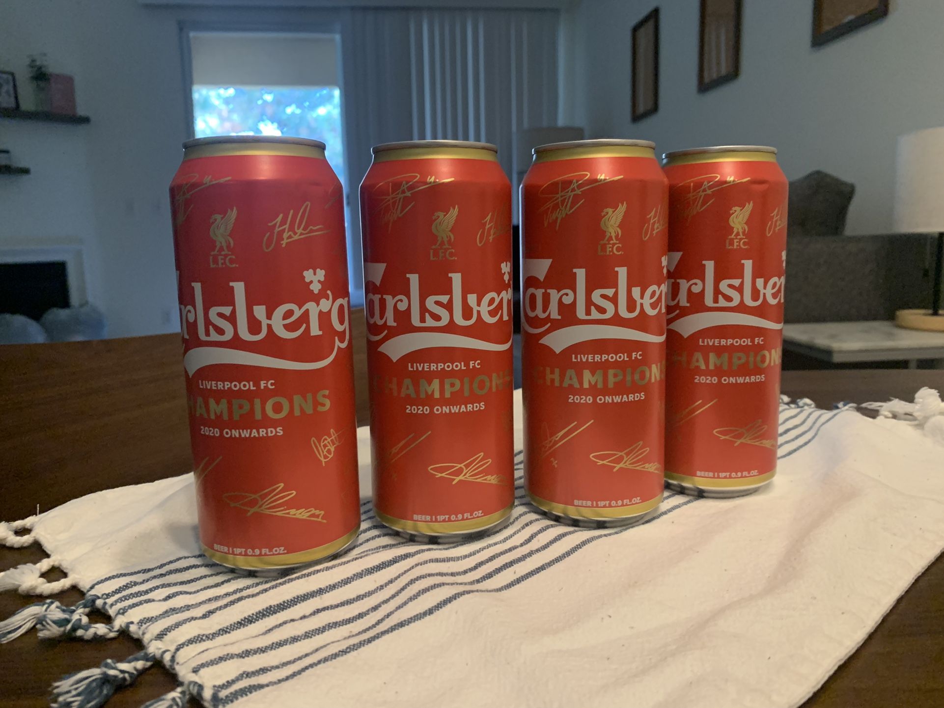 Carlsberg Liverpool Commemorative Cans