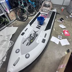 13ft Micro Fishing Skiff (with motor and supplies